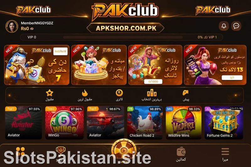 PakClub APK Download — Win Go, JILI Slots & Fishing Games for Android Screenshot
